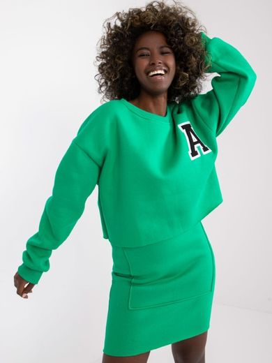Dres damski, zielony, Ex Moda