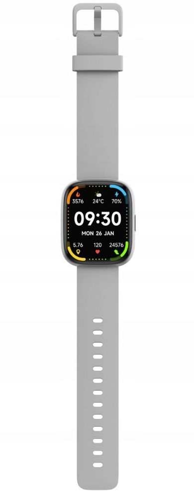 EcoWatch, smartwatch, EW06, srebrny