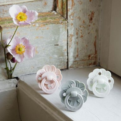 Elodie Details, Binky Bloom, smoczek uspokajający, mineral green, 3m+