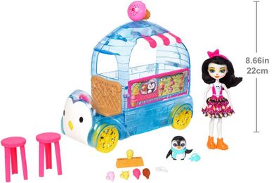 Enchantimals, Mobilna budka z lodami, lalka z akcesoriami