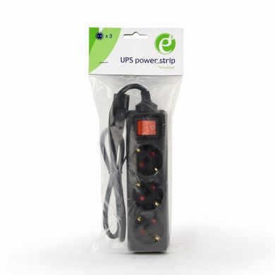 Energenie, listwa zasilająca do UPS C14, 3x Schuko, 16a, 0.6m