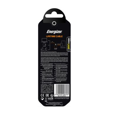 Energizer, Hardcase, kabel typ-C/8-pin, 2 m, biały, Lifetime