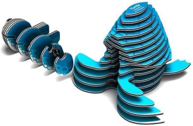 Eugy, układanka 3D, Żółwik