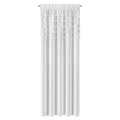 Eurofirany, zasłona gotowa D91 Stella na taśmie, 140-270 cm, biały