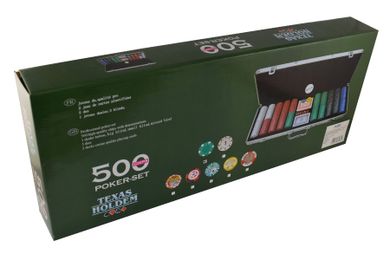 Evergreen, zestaw do pokera, 500 żetonów