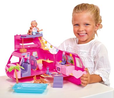 Evi Love, Wakacje w kamperze, lalka i akcesoria, zestaw