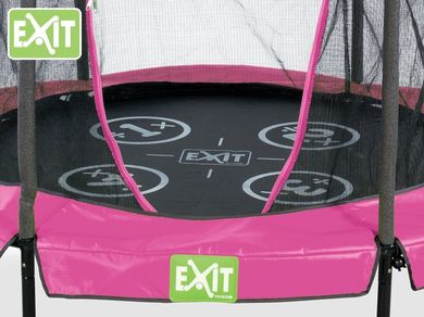 Exit, Bounzy, trampolina mini, 1,40 m, różowa