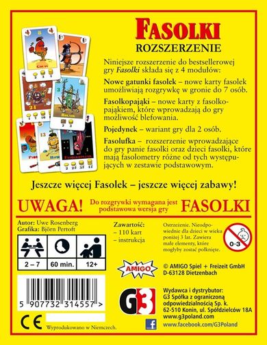 Fasolki, dodatek do gry