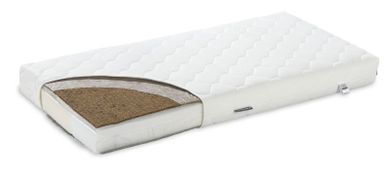 Fiki Miki, Natura Baby Prestige Line, materac, kokos/pianka/gryka, NBPL1, 120-60-12 cm