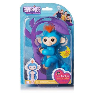 Fingerlings, małpka Boris, niebieska