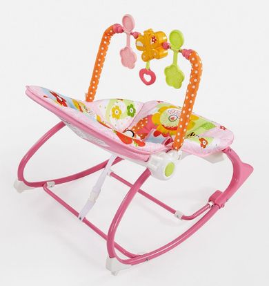 Fisher-Price, fotelik-bujaczek, różowy