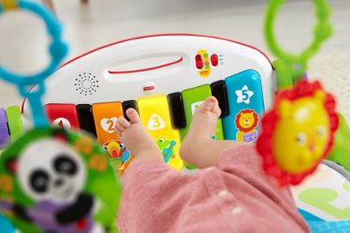 Fisher-Price, mata z pianinkiem, Muzyczne zwierzątka, zabawka edukacyjna