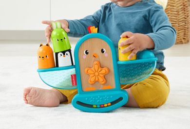 Fisher-Price, Ptaszek kiwaczek układaczek, zabawka niemowlęca