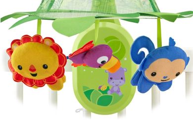 Fisher-Price, Rainforest, karuzela do łóżeczka 2w1