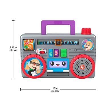 Fisher-Price, Retro Radiomagnetofon Szczeniaczka, interaktywna zabawka niemowlęca