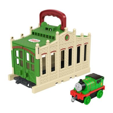 Fisher-Price, Tomek i Przyjaciele, Domkowo, zestaw z lokomotywką, 1 szt.