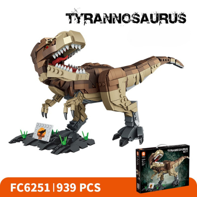 Forange, Dinozaur Tyrannosaurus, klocki konstrukcyjne, 939 elementów