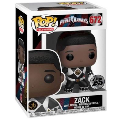 Funko POP! TV: Power Rangers, Zack Black Ranger, figurka
