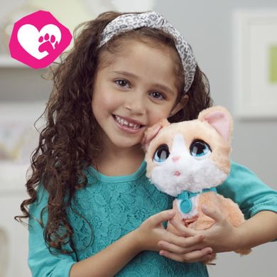 Furreal Friends, duży kotek na smyczy, zabawka pluszowa