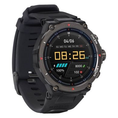 Garett, GRS PRO, smartwatch, czarny