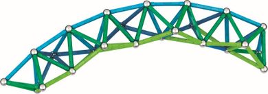 Geomag, Classic Recycled, konstrukcyjne klocki magnetyczne, 142 elementów