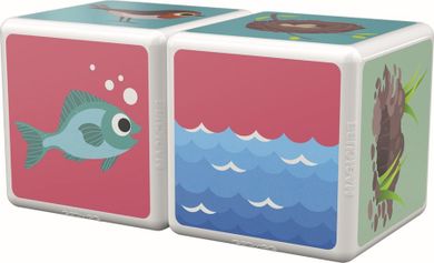 Geomag, Magicube, Mix & Match, Animals & Home, kostki magentyczne, 2 elementów