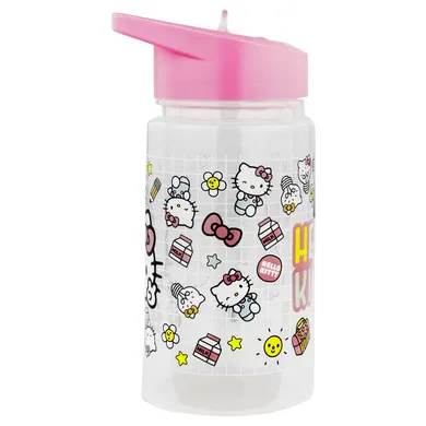 Hello Kitty, butelka ze zintegrowaną słomką, 450 ml