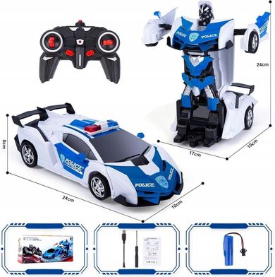 HH Poland, auto robot transformujący, policja, pojazd zdalnie sterowany