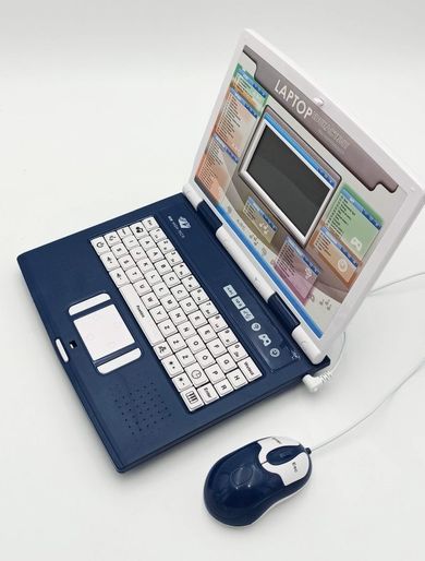 HH Poland, laptop edukacyjny, biało-niebieski