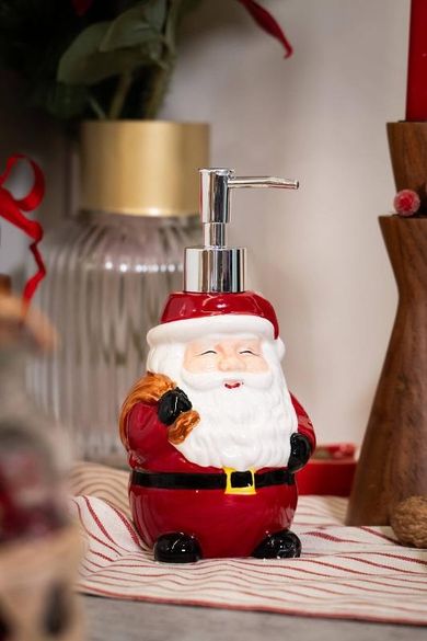 Home Styling Collection, świąteczny dozownik do mydła w płynie, 19 cm