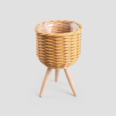 Homla, Florsu, kwietnik na nóżkach, beżowy, 21-33 cm