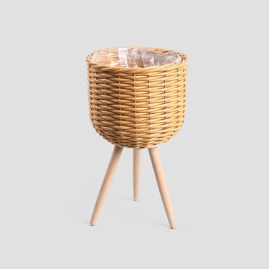 Homla, Florsu, kwietnik na nóżkach, beżowy, 26-45 cm