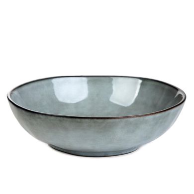 Homla, Labarro, talerz, głęboki szary, 18 cm