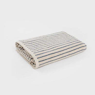 Homla, Rander, ręcznik, niebieskie paski, 70-130 cm