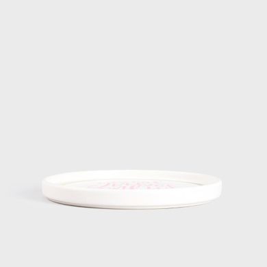 Homla, Serra, talerz deserowy "good vibes only", 21 cm, 753404