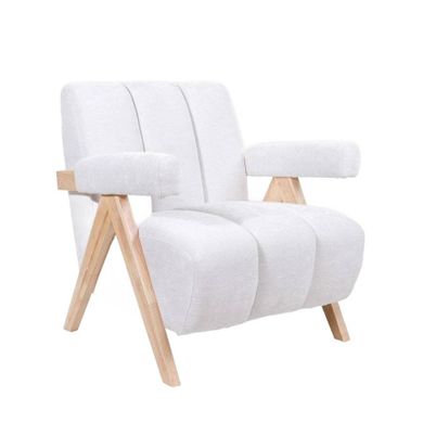 Homla, Sueno, fotel, ecru, 87-80z72 cm, 737824