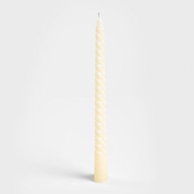 Homla, Table Candles, świece stołowe, kręcone ecru, 4-44g