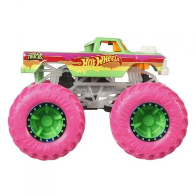Hot Wheels, Monster Trucks, auto świecące w ciemności, skala 1:64, 1 szt.