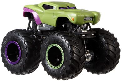 Hot Wheels, Monster Trucks, Spider-Man vs Hulk, zestaw 2 aut