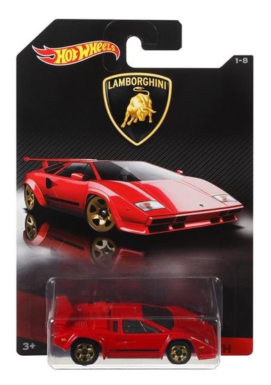 Hot Wheels, samochodzik Lamborghini Countach, skala 1:64