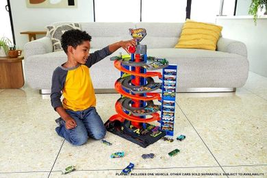 Hot Wheels, Zakręcony Megagaraż, zestaw do zabawy