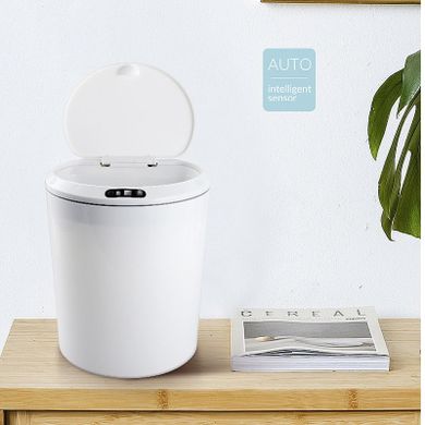 Intel, automatyczny kosz na śmieci z inteligentnym czujnikiem, 5 l, biały/akumulator
