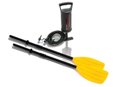 Intex, Explorer PRO 300, ponton, z wiosłami i pompką, 244-117-36 cm