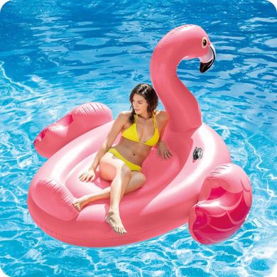 Intex, Flaming, materac wyspa XXL, 203-196-124 cm