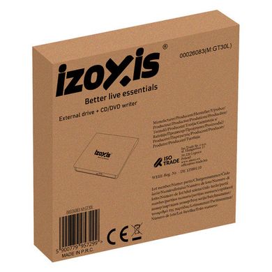 Izoxis, napęd zewnętrzny + nagrywarka CD/DVD