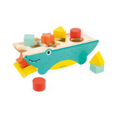 Janod, Tropik, drewniany sorter krokodyl