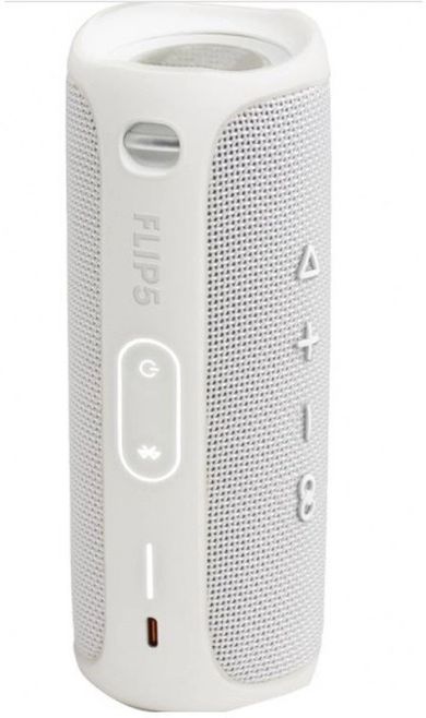 JBL Flip 5, głośniki bluetooth, 2.0, biały