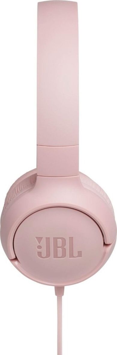 JBL, Tune 500, słuchawki z mikrofonem, różowe