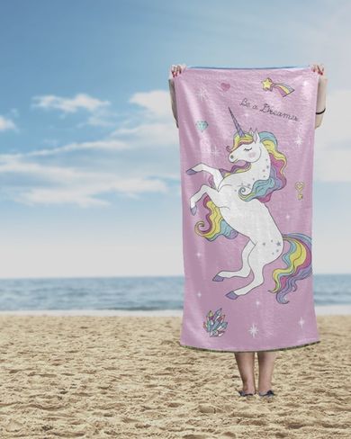 Jednorożce, ręcznik plażowy, 70-140 cm