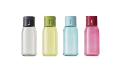 Joseph Joseph, butelka na wodę DOT, różowa, 400 ml